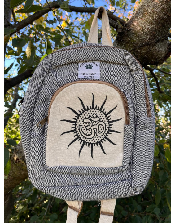 Ethno batoh z konope - OM malý